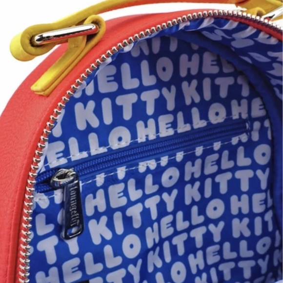 Loungefly x Sanrio Hello Kitty NWT Backpack Bag Crossbody 2 Way - Picture 6 of 6